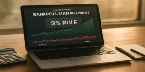 Tableau de bord professionnel de gestion de bankroll avec la règle des 3%