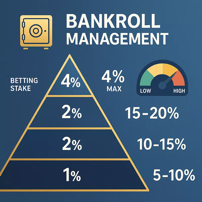 Pyramide de gestion du bankroll pour les paris sportifs