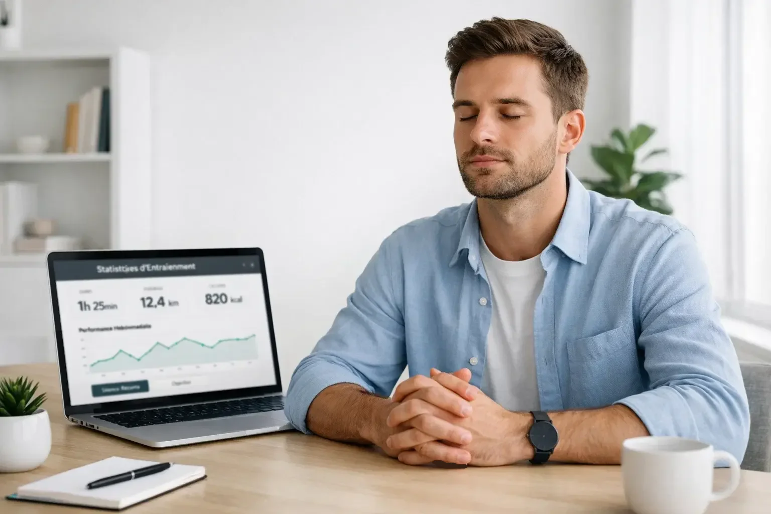 Parieur pratiquant la maîtrise émotionnelle avant de prendre une décision