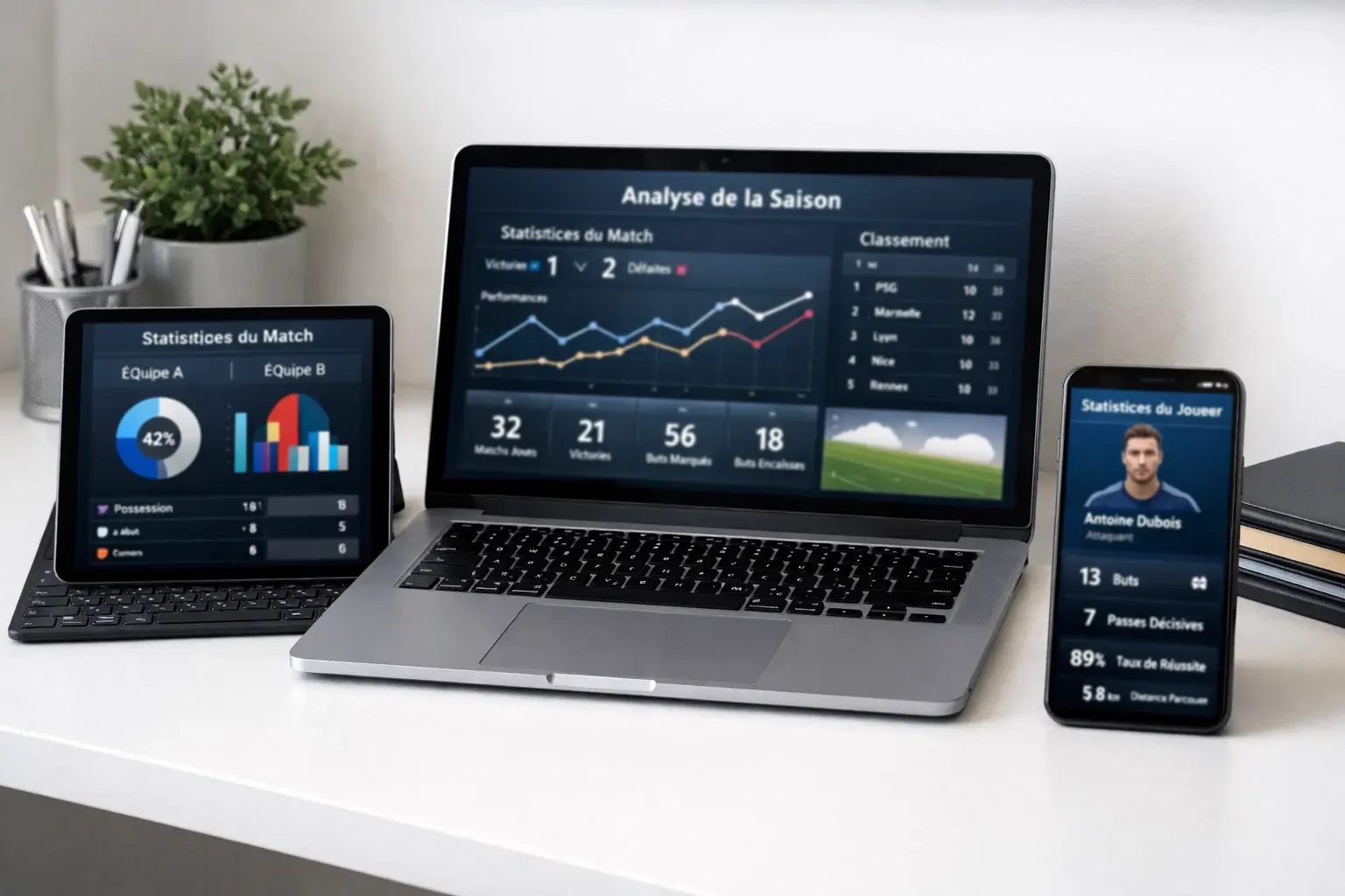 Analyste croisant plusieurs sources de données pour une vision complète