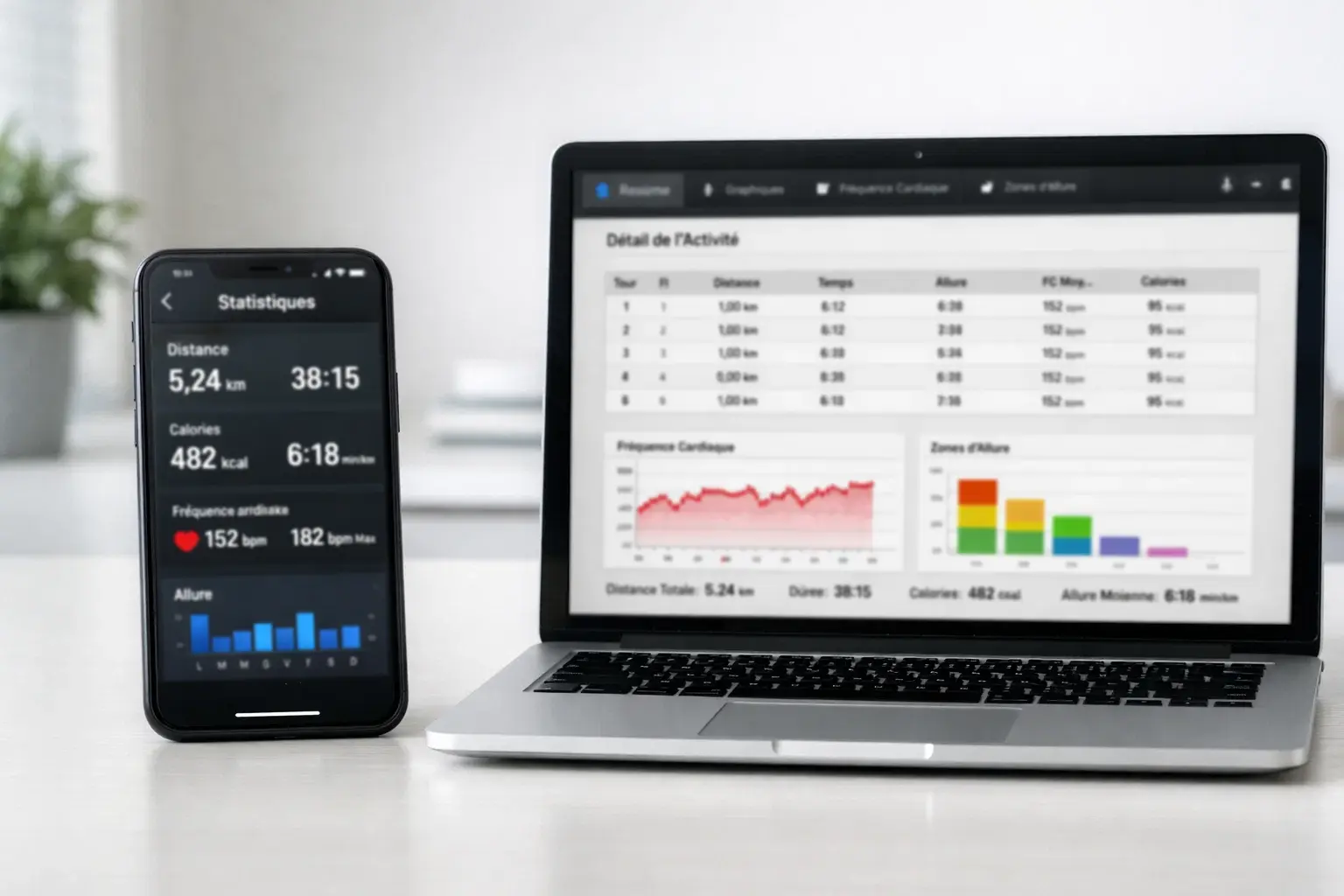 Comparaison entre analyse sur smartphone et sur ordinateur